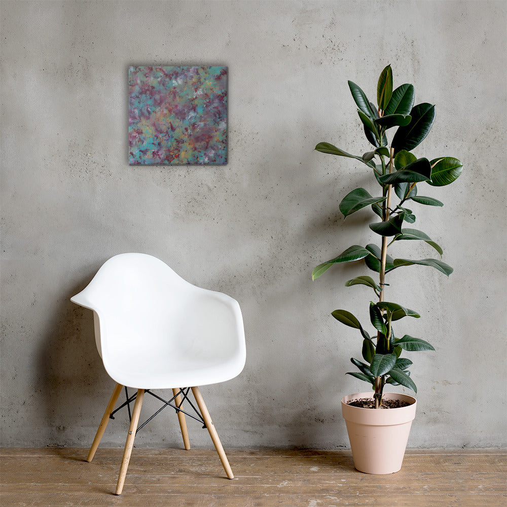 Roses In Gold | Canvas Print