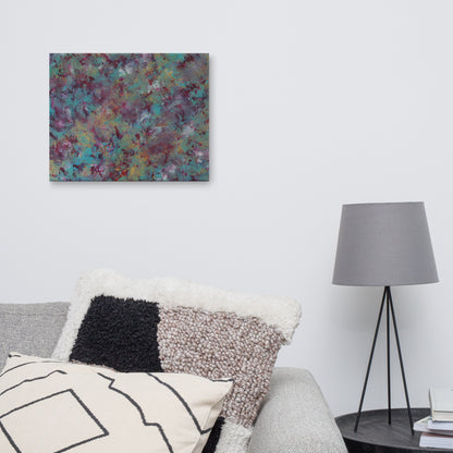 Roses In Gold | Canvas Print