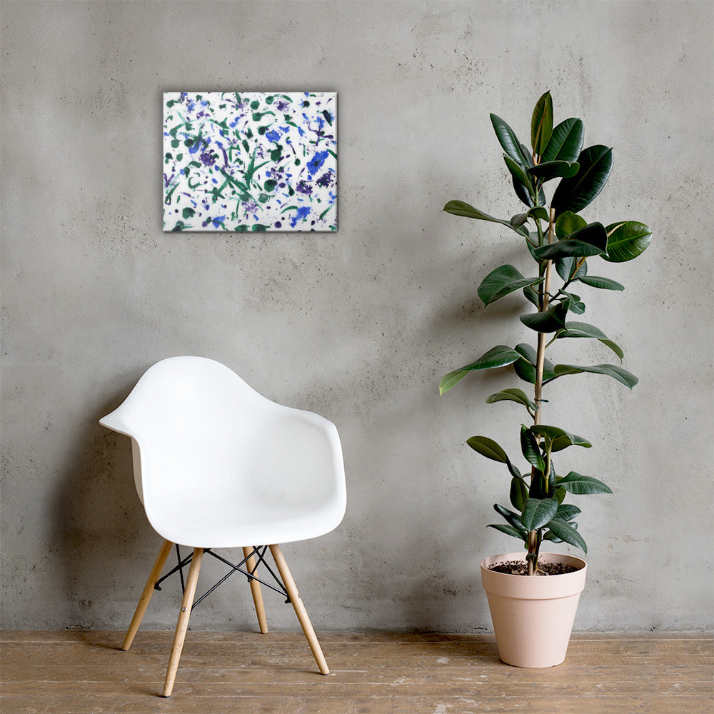 Cut Up Flowers | Canvas Art Print