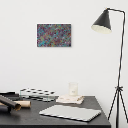 Roses In Gold | Canvas Print