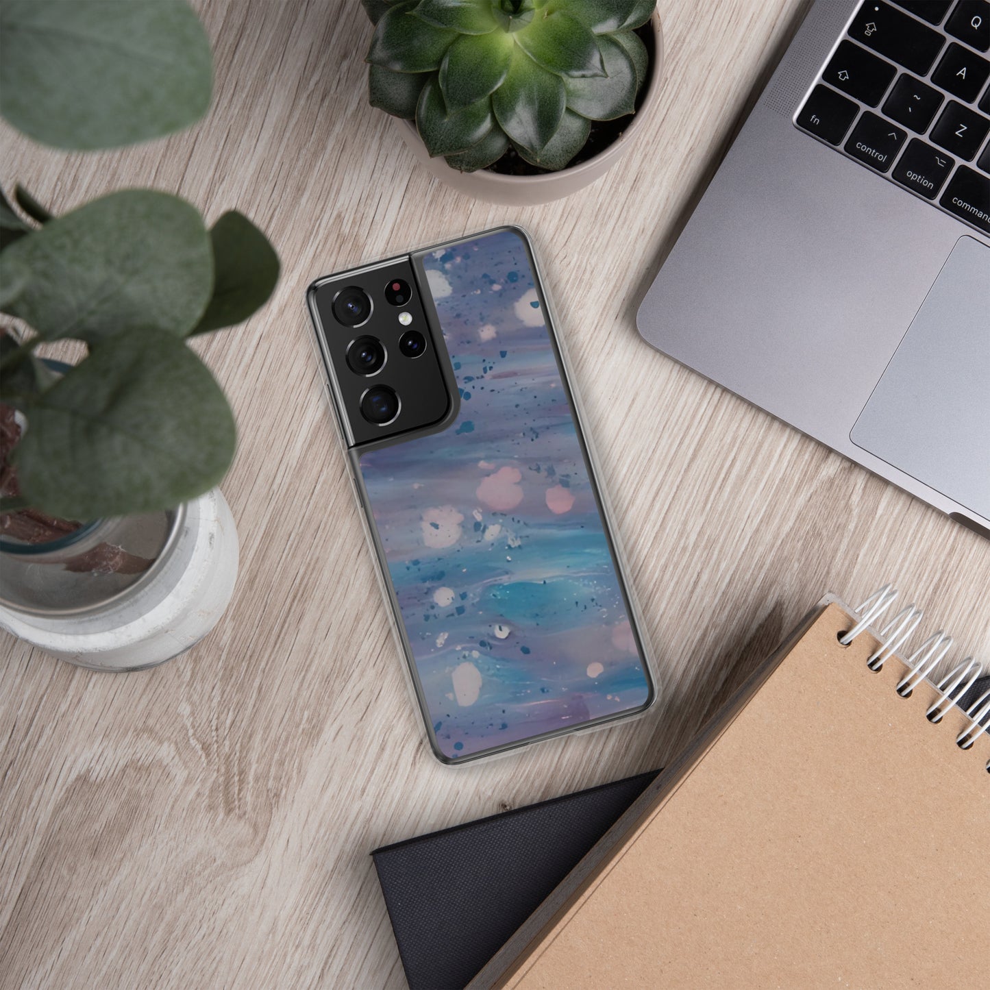 Popcorn In OuterSpace | Clear Case for Samsung