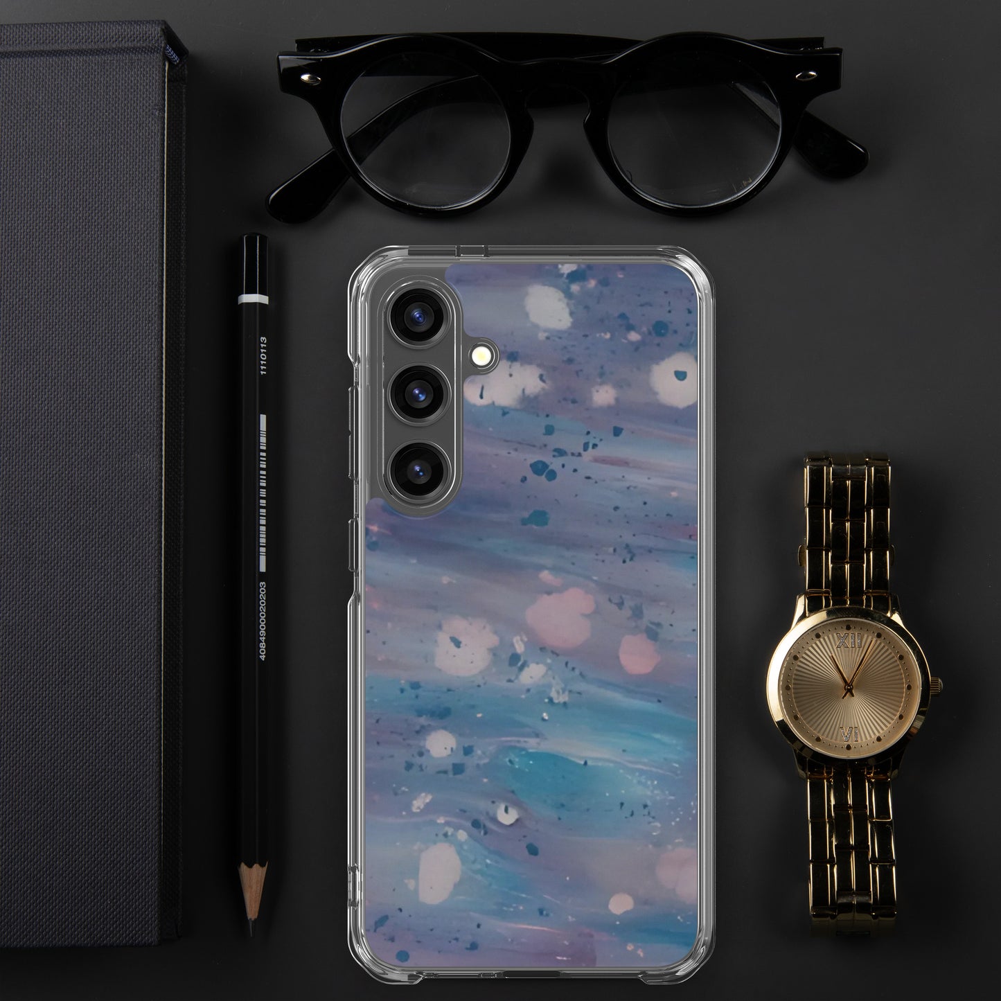 Popcorn In OuterSpace | Clear Case for Samsung