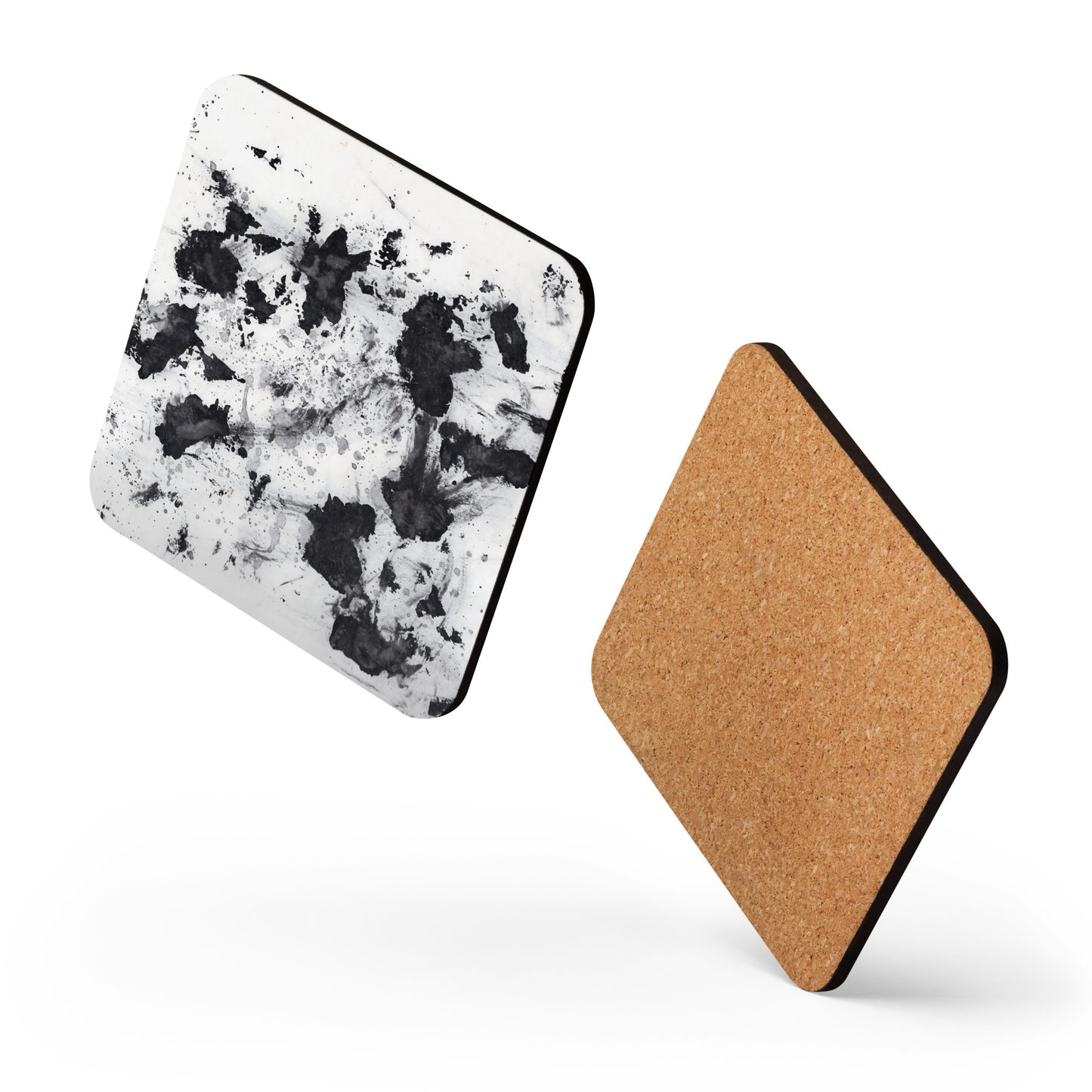 Fallen | Cork Coaster | Square Design