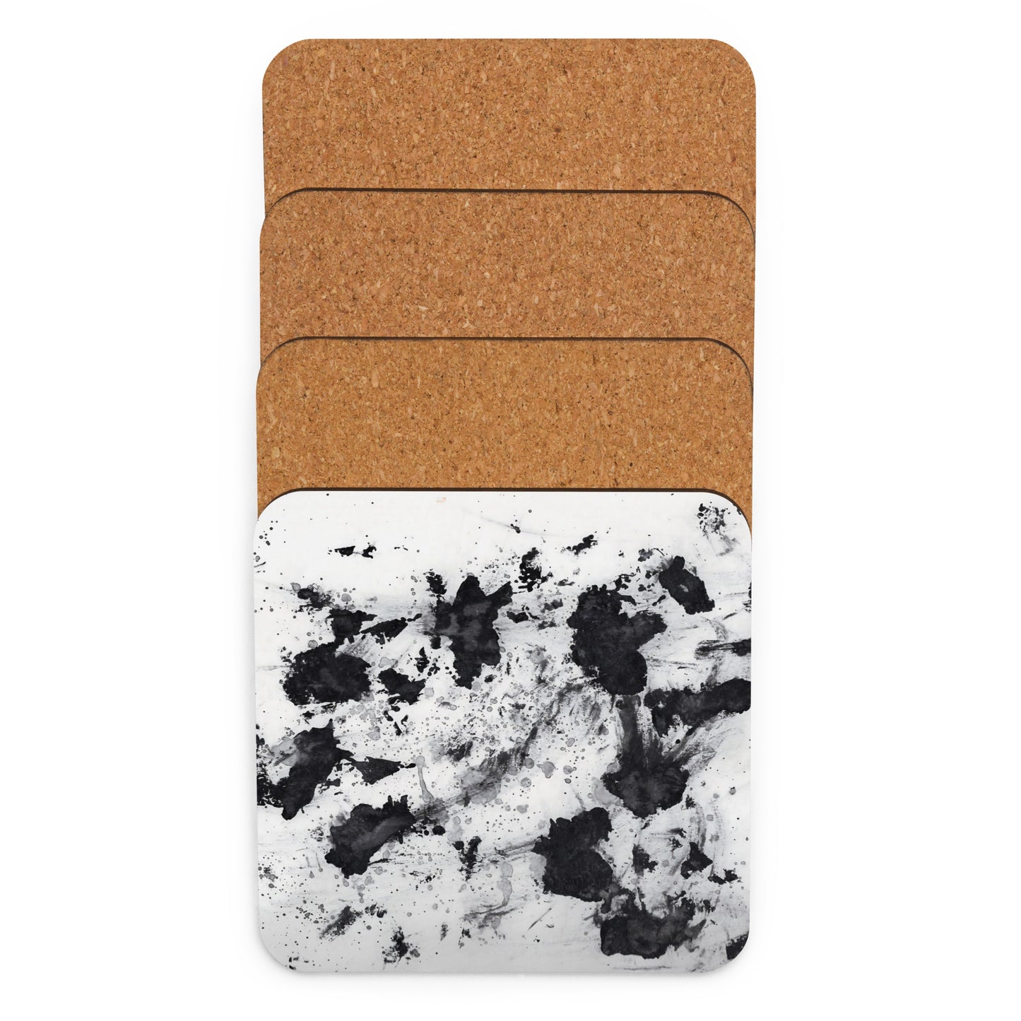 Fallen | Cork Coaster | Square Design