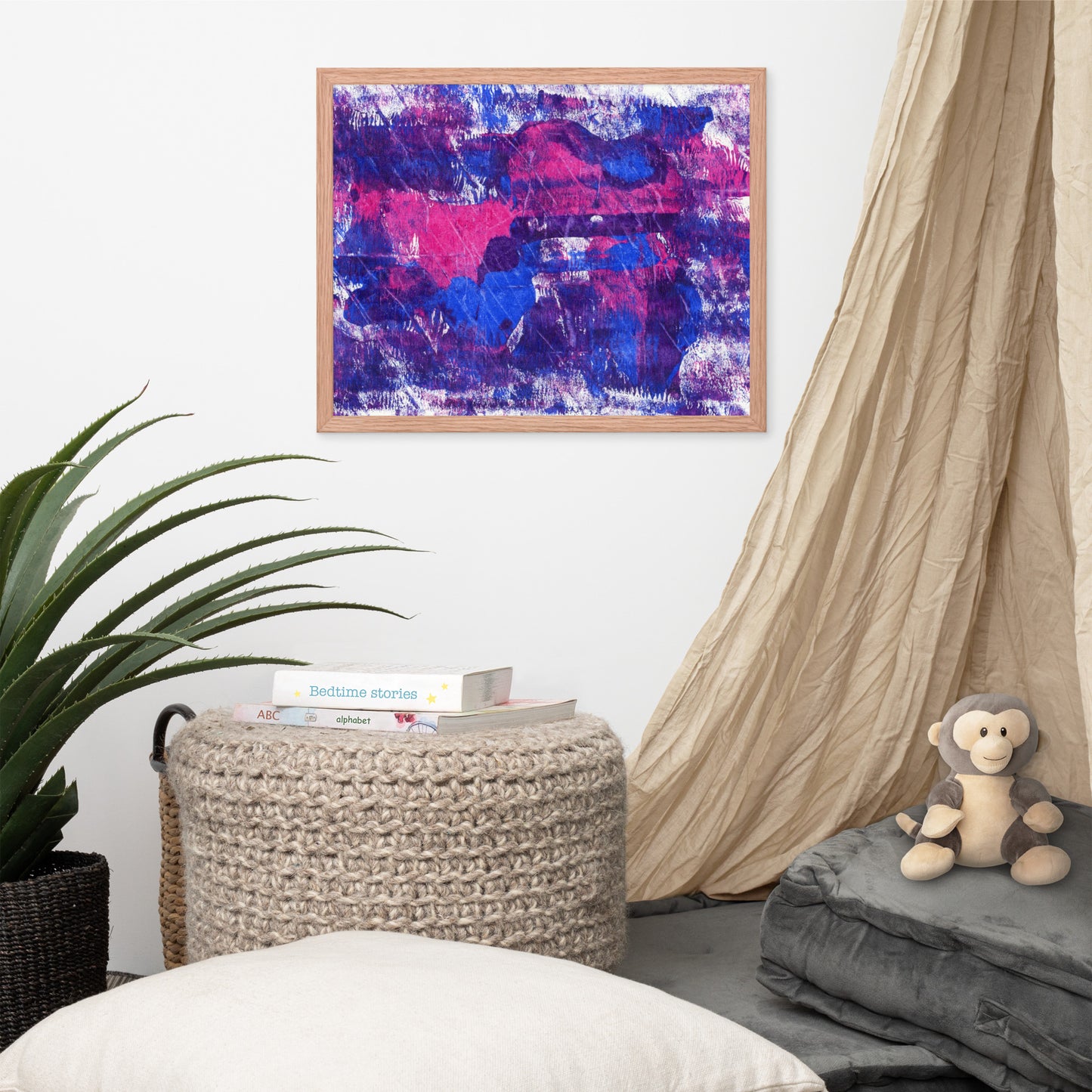 Troll In Troll Market | Framed Matte Art Print |