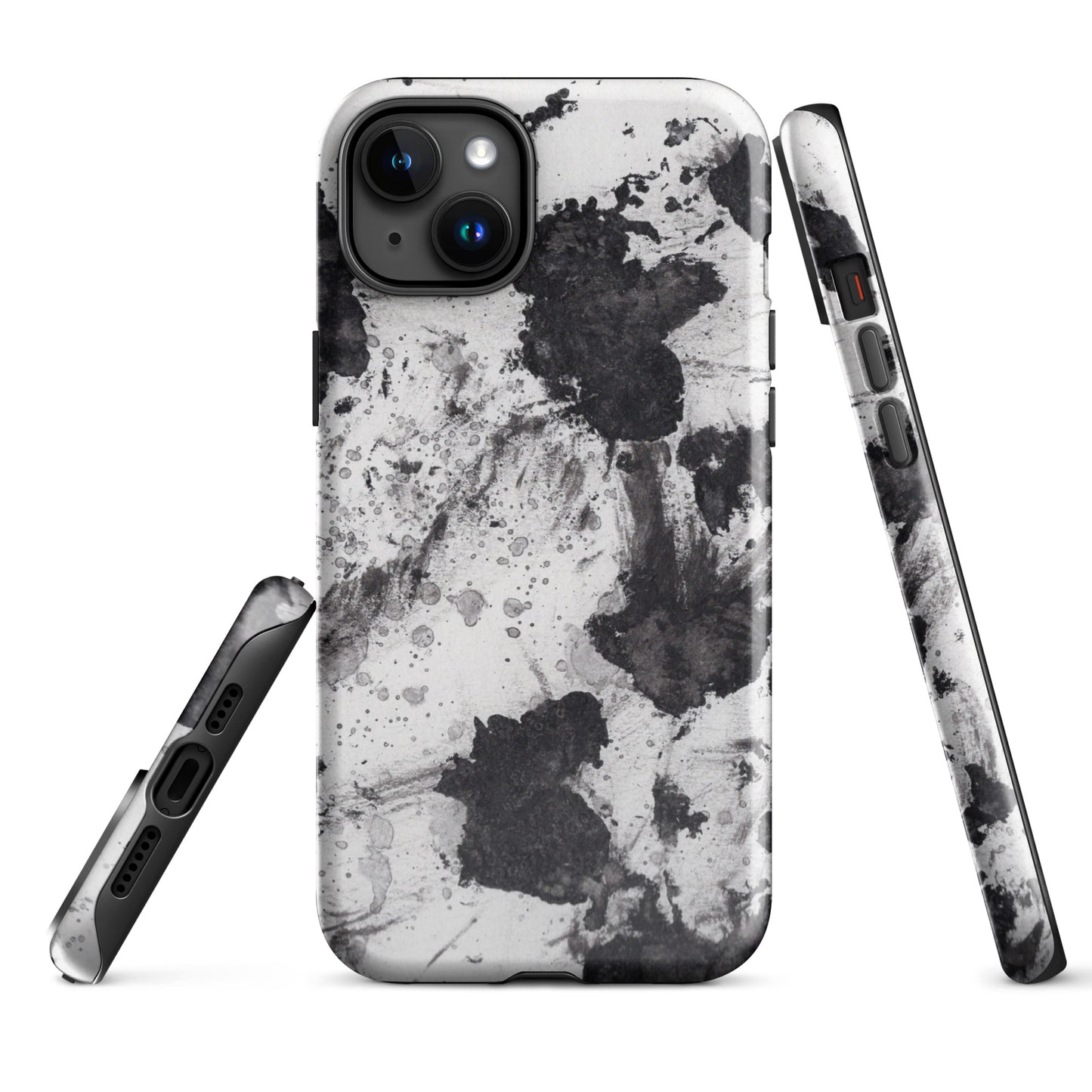 Monochrome Pattern Tough Case for iPhone