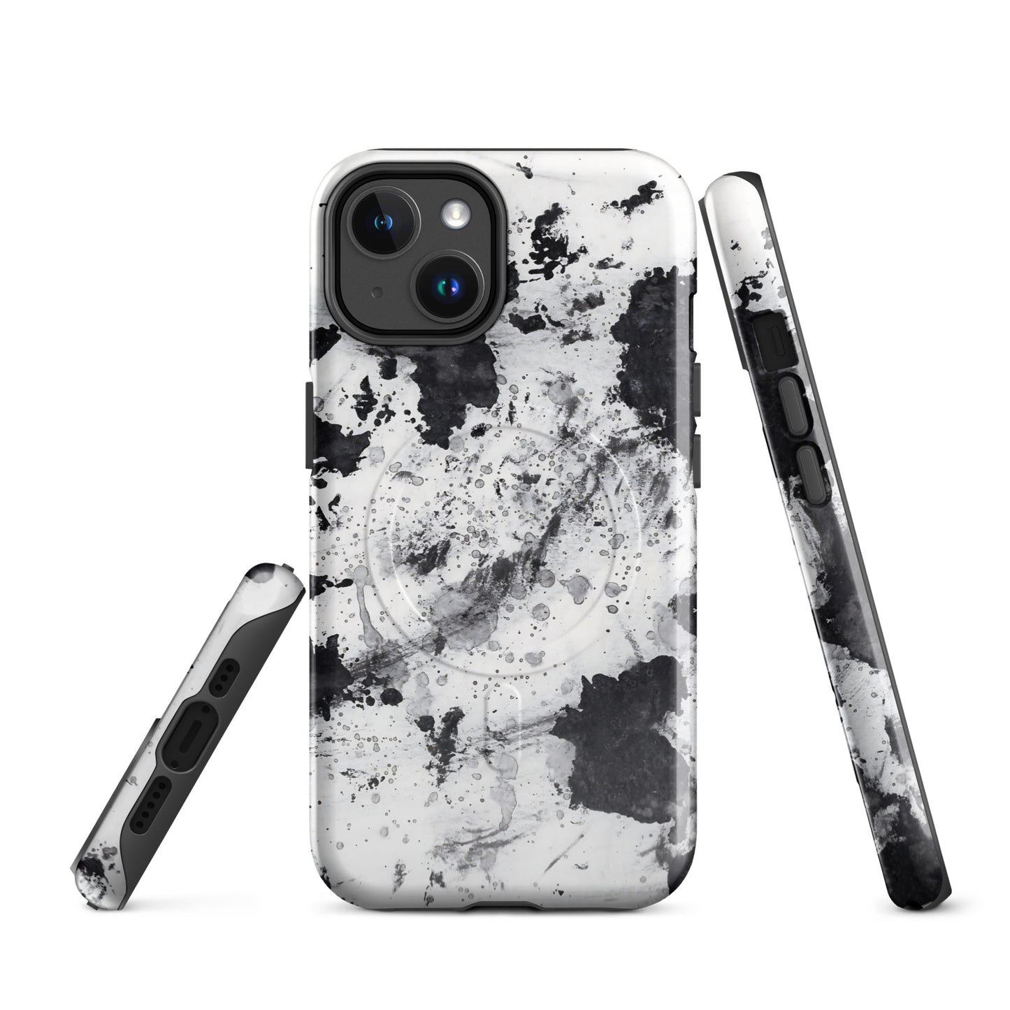 Ink Splatter MagSafe Tough Case for iPhone