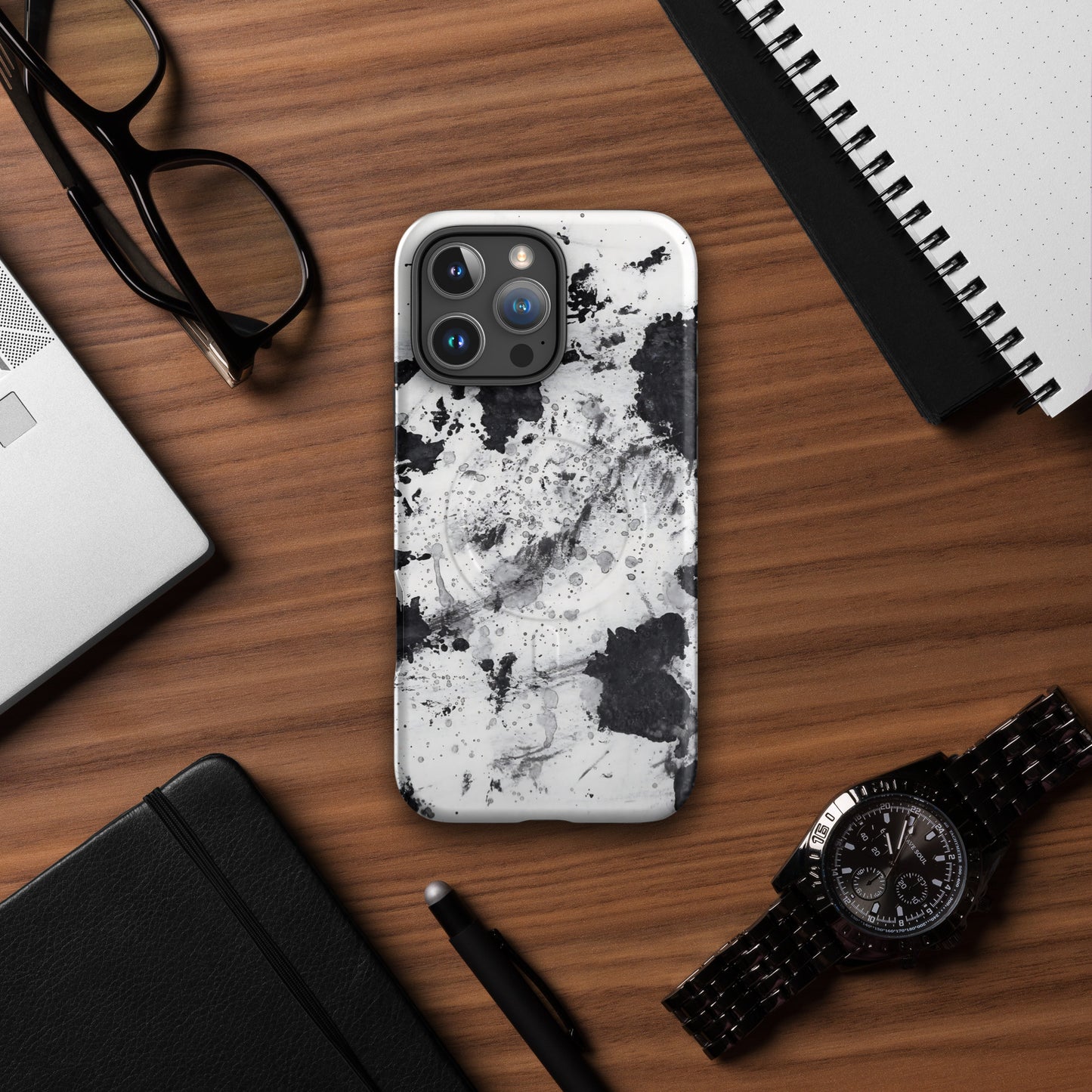 Ink Splatter MagSafe Tough Case for iPhone