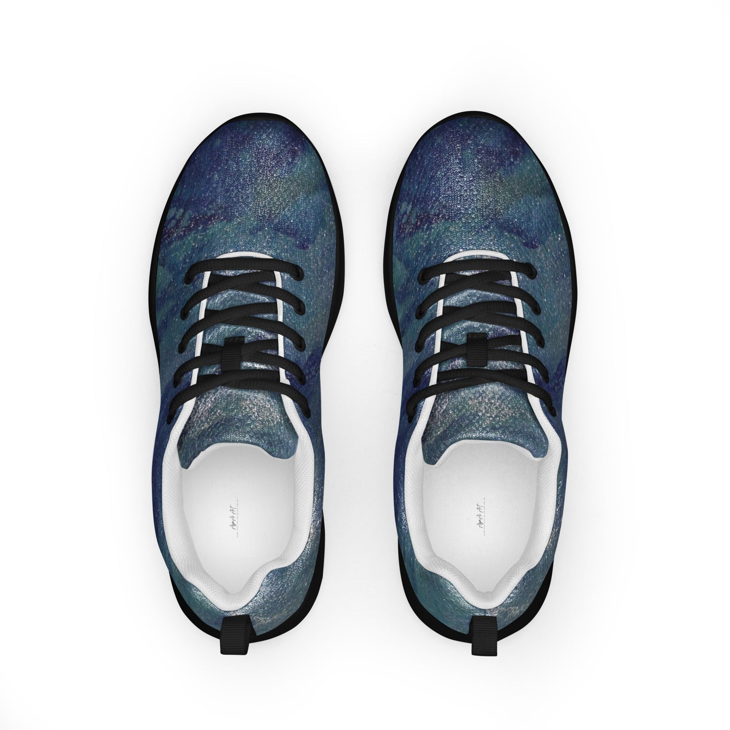 Men's Athletic Shoes | Navy Blue and Teal