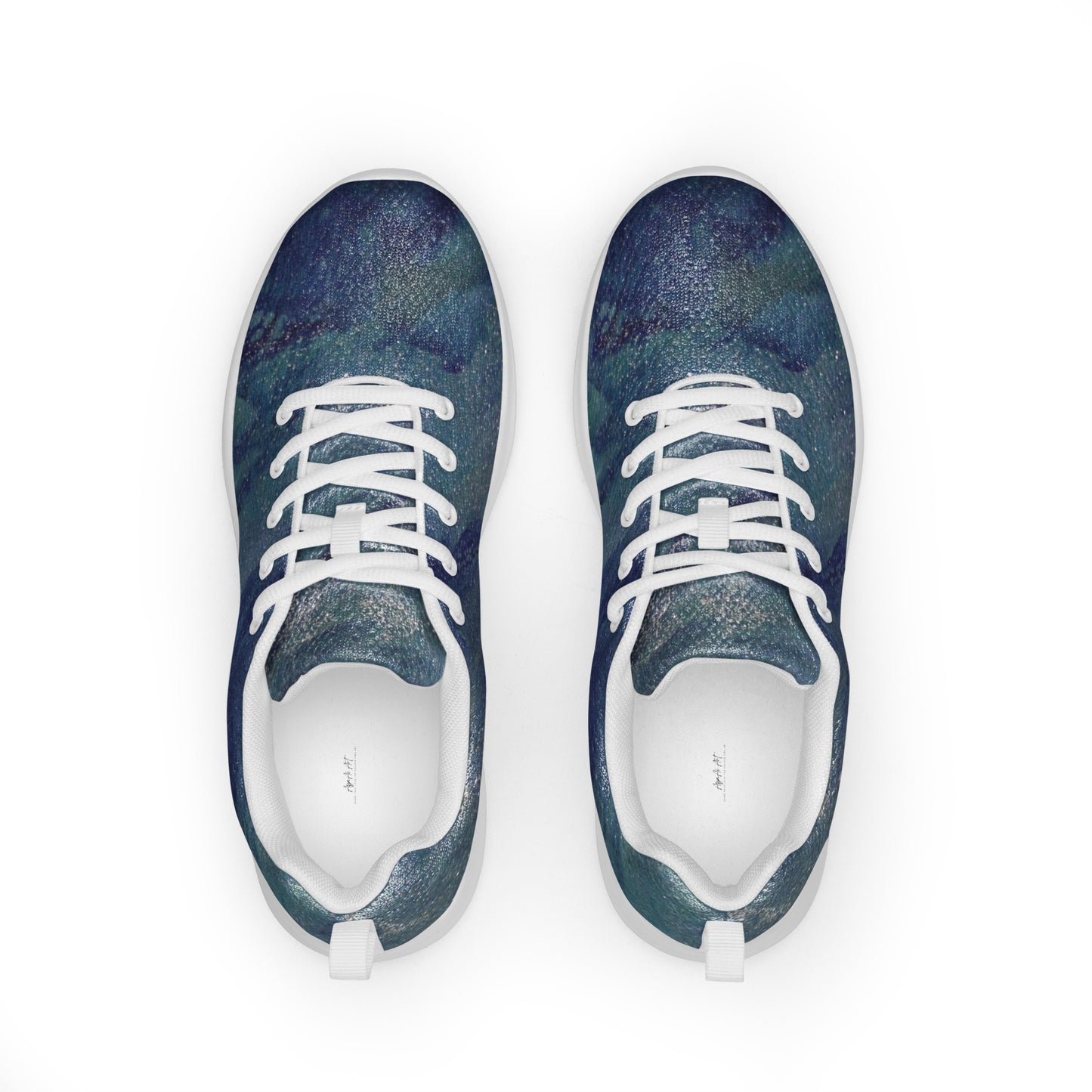 Men's Athletic Shoes | Navy Blue and Teal