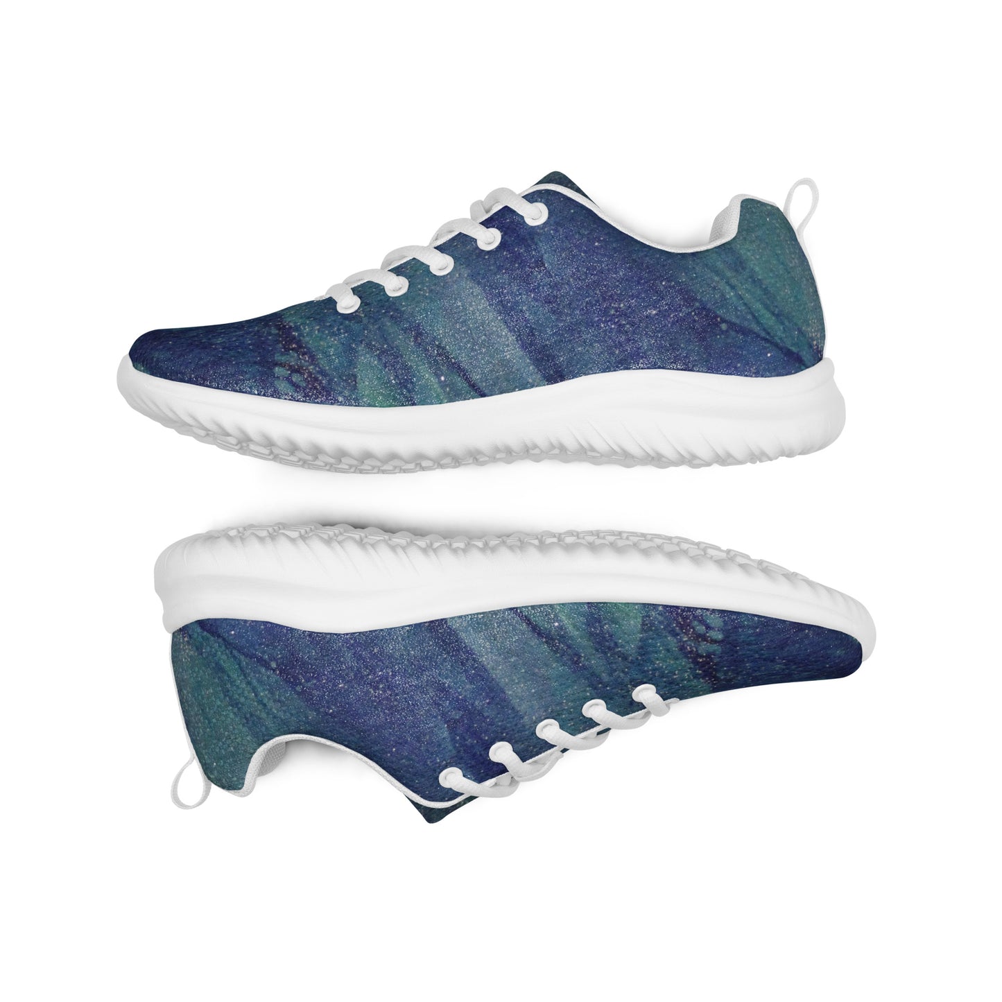 Men's Athletic Shoes | Navy Blue and Teal