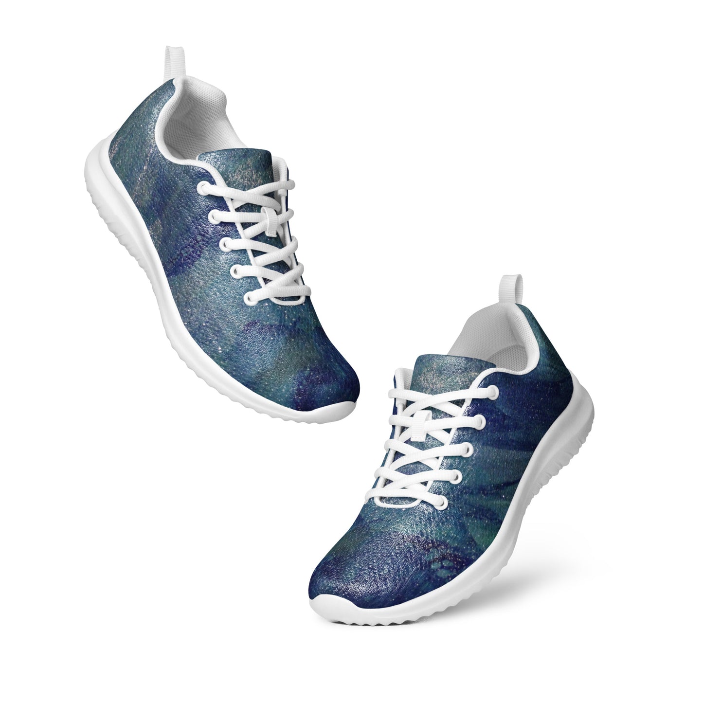 Men's Athletic Shoes | Navy Blue and Teal