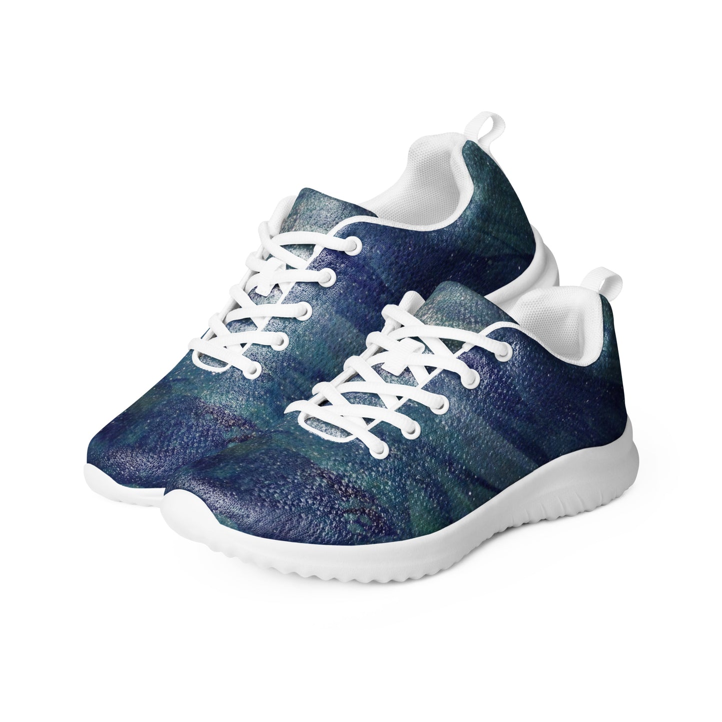 Men's Athletic Shoes | Navy Blue and Teal