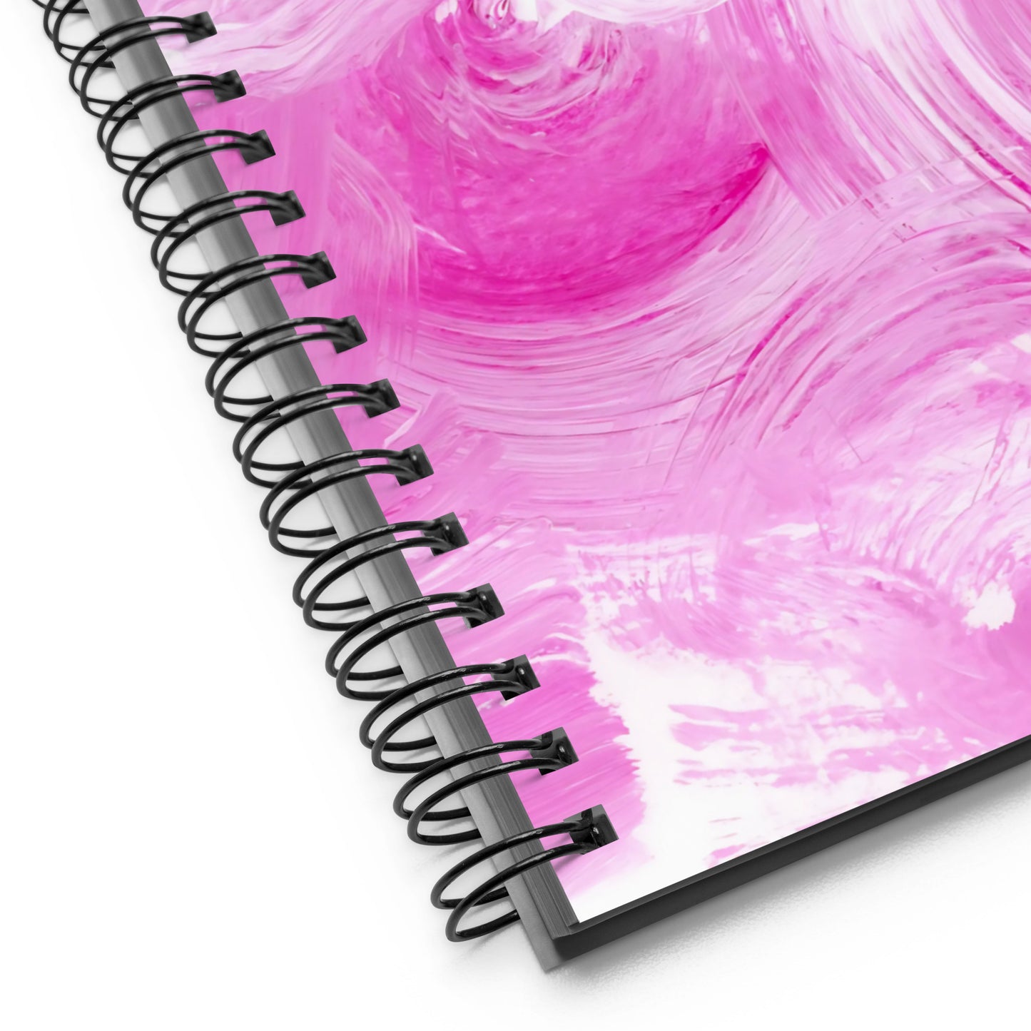 Pink Swirl Design Spiral Notebook