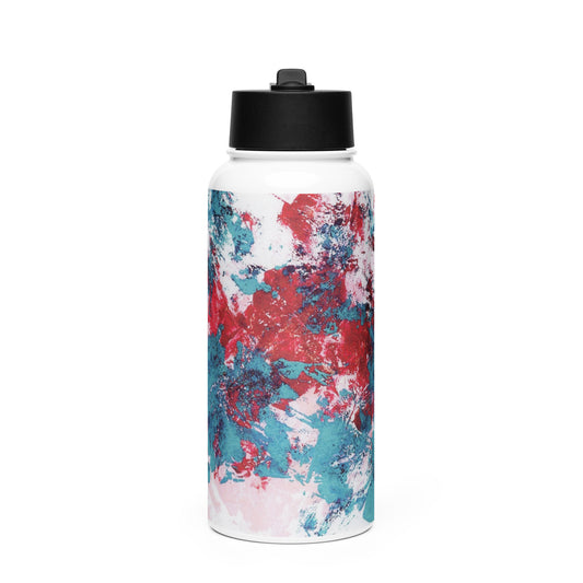 Neon Kisses | Stainless Steel Water Bottle with Straw Lid, 32 oz, Insulated |