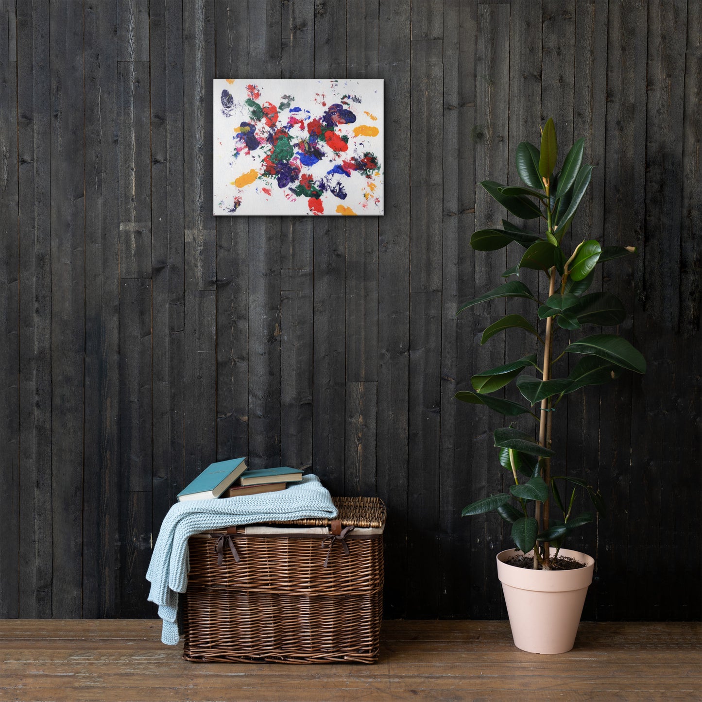 When A Rainbow Dies | Thin Canvas Print
