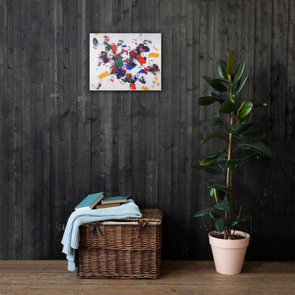 When A Rainbow Dies | Thin Canvas Print