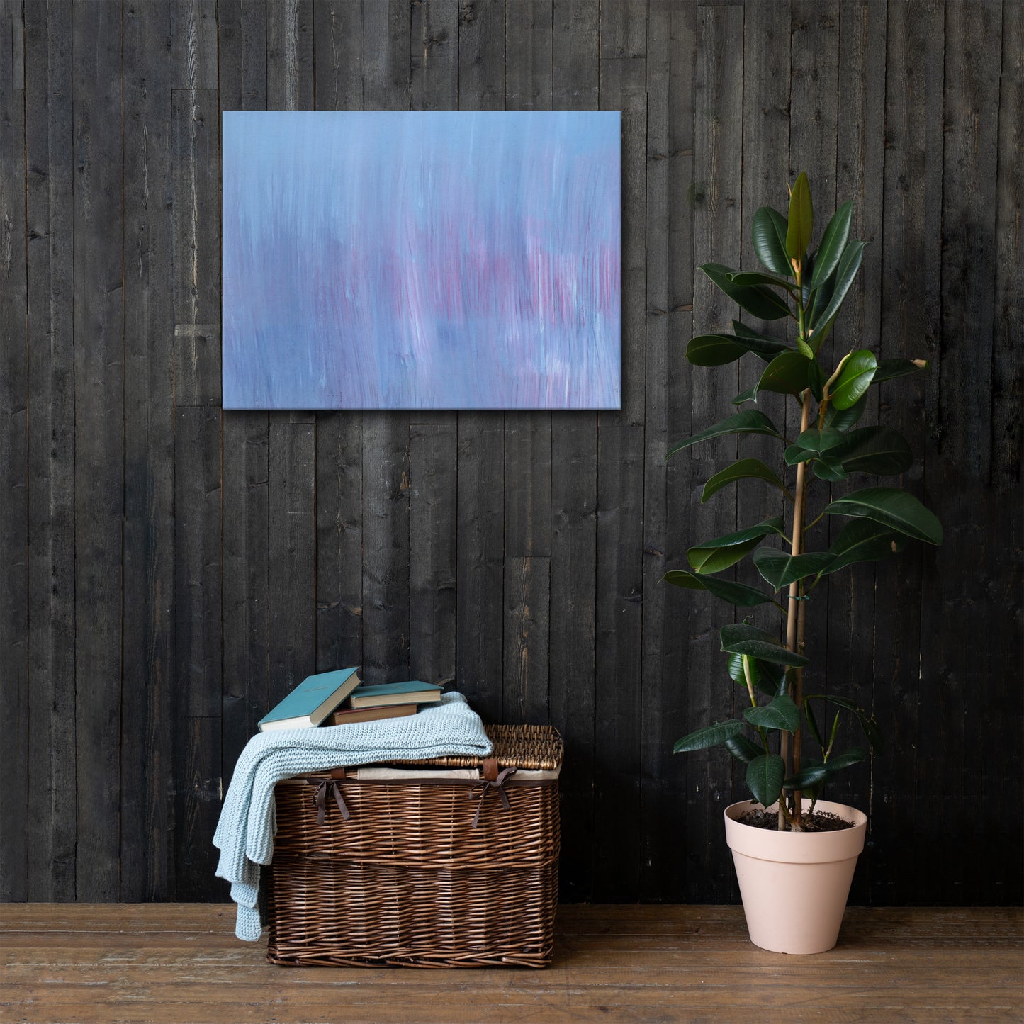 Faded Rainbow | Thin Canvas Print |