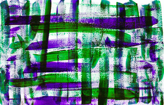 Purple-Green Haze  | Acrylic Art Print |